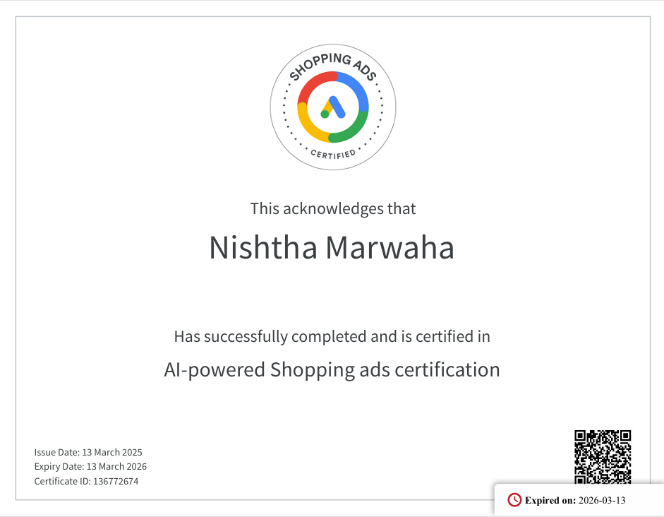 Google Analytics Certification